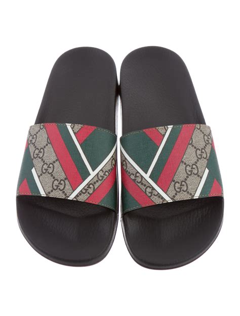 gucci slides stretch|Gucci slide sandals.